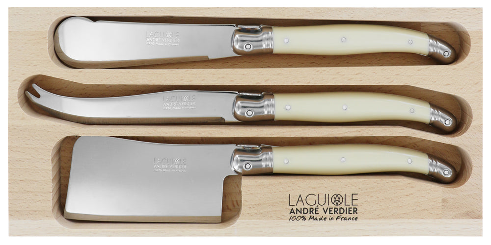 Andre Verdier Laguiole 3 Pce Cheese Set Large