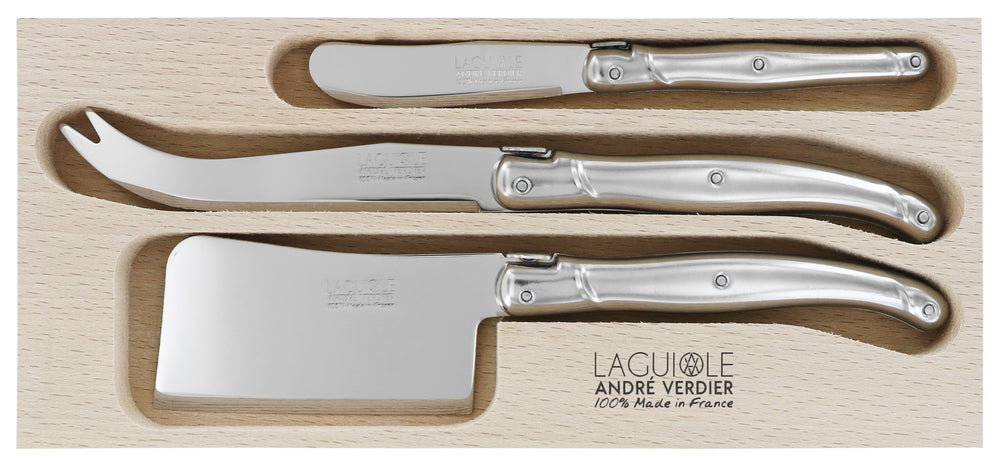 Andre Verdier Laguiole 3 Pce Cheese Set Small