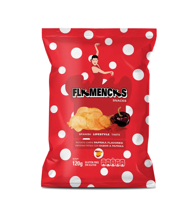 Flamencas Spanish Paprika Crisps GF