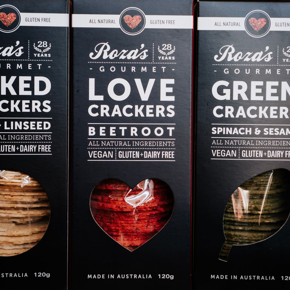 Roza's Gluten-free Crackers  Various Flavours